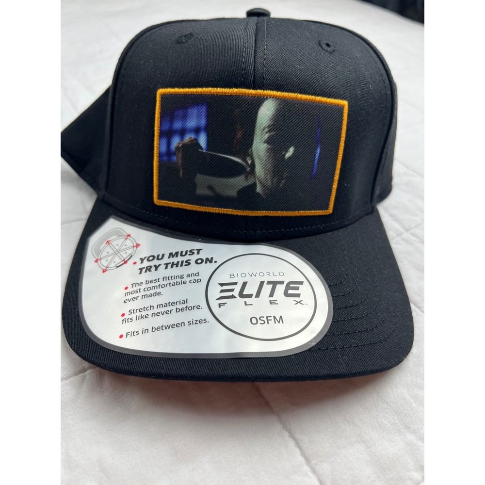 Halloween Resurrection Michael Myers Black Baseball Cap OSFM BioWorld Elite Flex